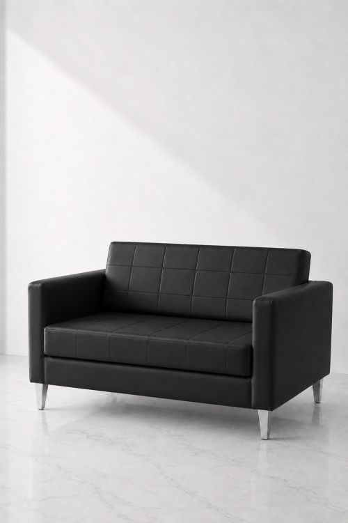 Sophie Black 2-Seater Sofa - Image 2