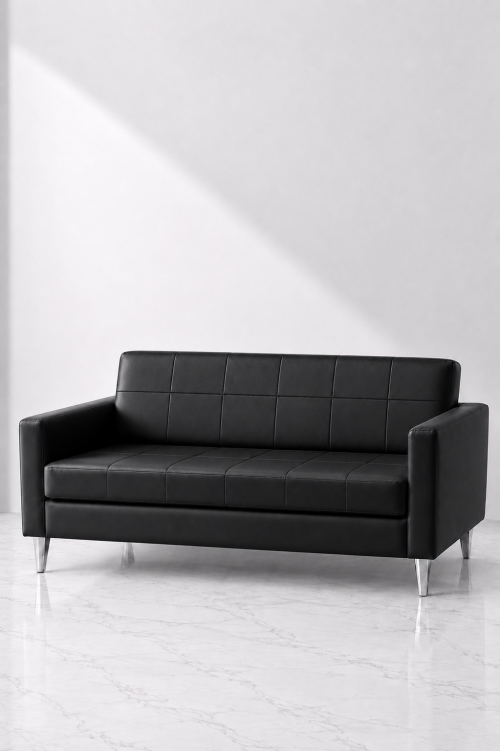 Sophie Black 3-Seater Sofa - Image 2