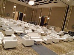 VIP Sofa, White Sofa, Single Seater Sofa, Canterbury Rectangular Coffee Table, White Rectangular Coffee Table