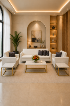 sofas and tables for rent in Dubai, Abu Dhabi, UAE