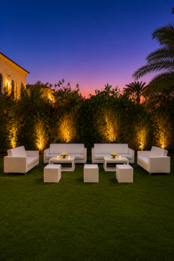 party sofas and ottomans rental in Dubai, Abu Dhabi, UAE