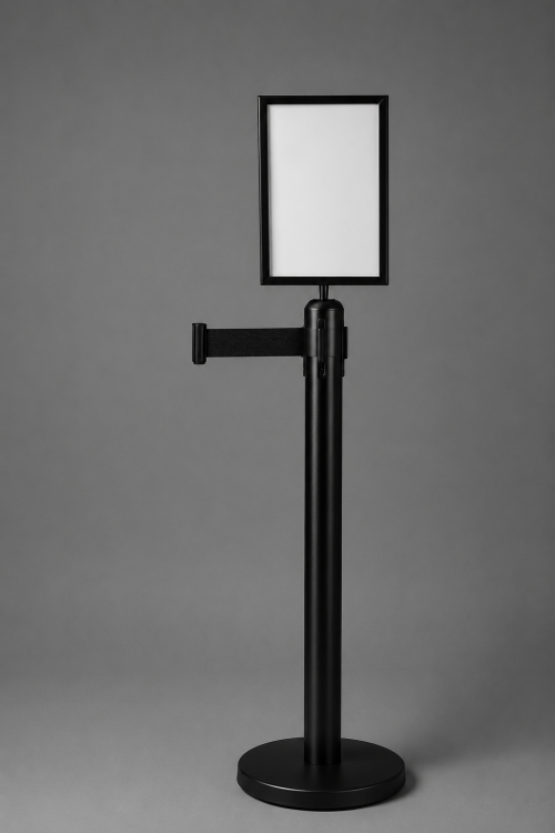 Sign Frame for Retractable Stanchion, A4 - Image 2