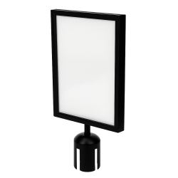Sign Frame for Retractable Stanchion, A4