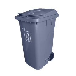 Trash Bin with Wheels - 250L
