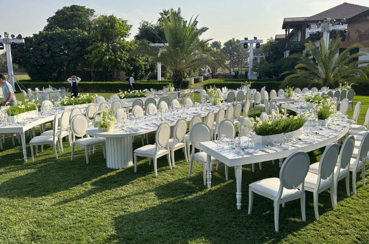 Avalon Curved Dining Table - White - Image 4