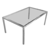 metal glass coffee table, lounge furniture
