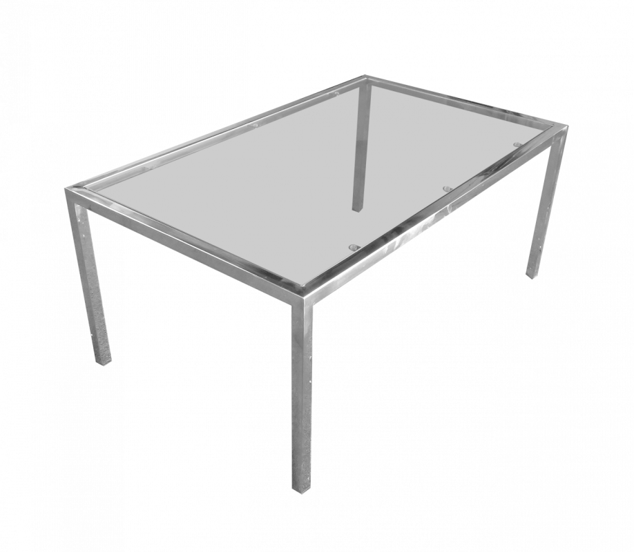 Metal Glass Coffee Table Rental in Dubai, Abu Dhabi, UAE