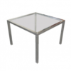 glass side table