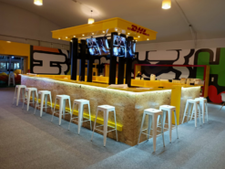 White Bar Stool, Metal Bar Stool