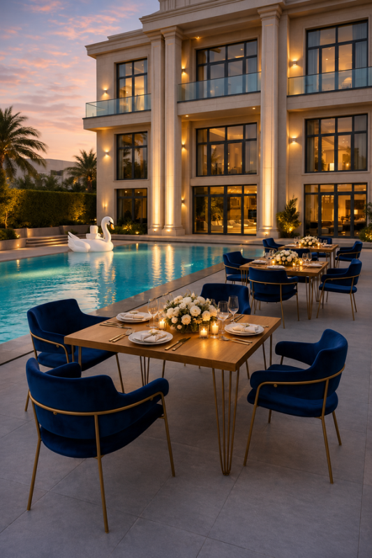 Why Dubai's Most Photographed Events Start with the Right Chair Selection