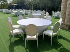Round Dining Table, White Dining Table, White Round Dining Table, White Dining Chair, Dior Chair