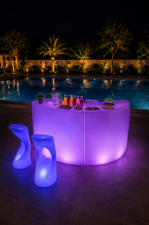 led bar couter on rental in Dubai, Abu Dhabi, UAE