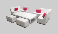 Rectangular Coffee Table, White Coffee Table