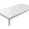 White Coffee Table, Rectangular Coffee Table, 10 Seater Coffee Table
