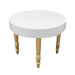 Avalon Round Gold Dining Table