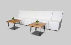 Wooden Side Table, Square Side Table