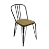 Rustic hairpin chair