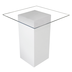 Le Minou Square Glass High Table