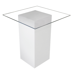 Le Minou Square Glass High Table