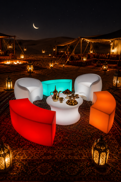 Calyx LED Curved Bench - Image 3