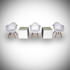 White Conference Chair, White Armchair